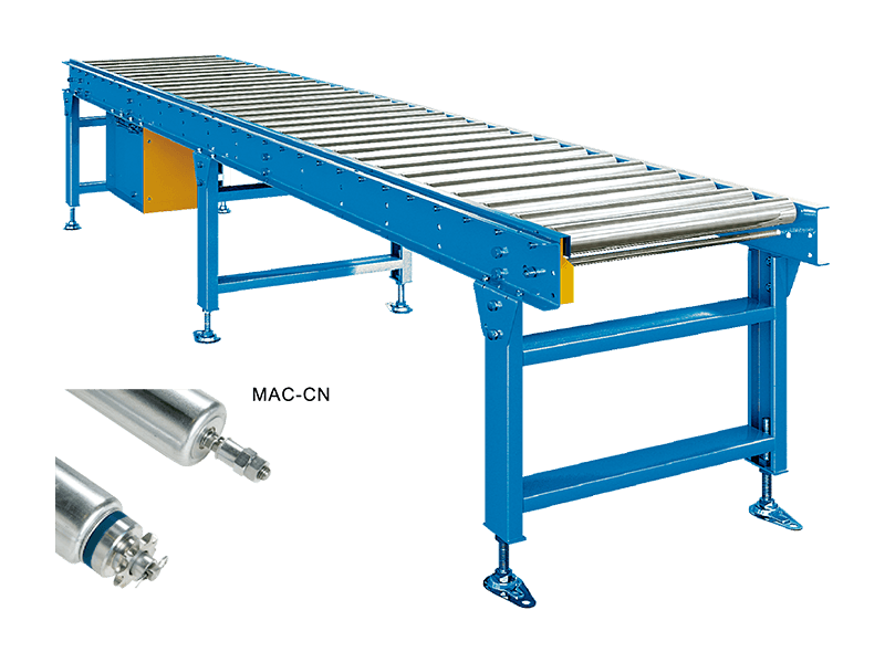 Single Row Accumulating Roller Conveyor